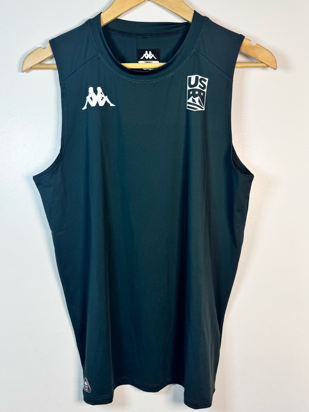Kappa Ileo Men's US Ski Sleeveless Technical Tee Tank Top Small Slim Fit NWT